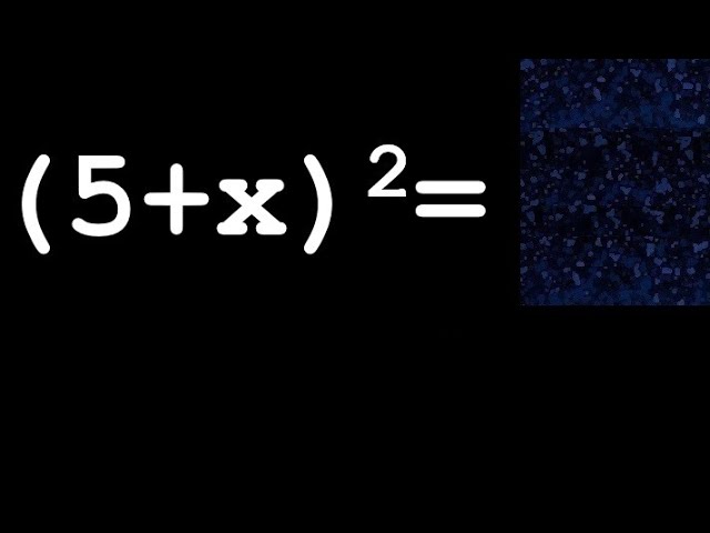 Resultado de desarrollar el producto notable (5+x)^2